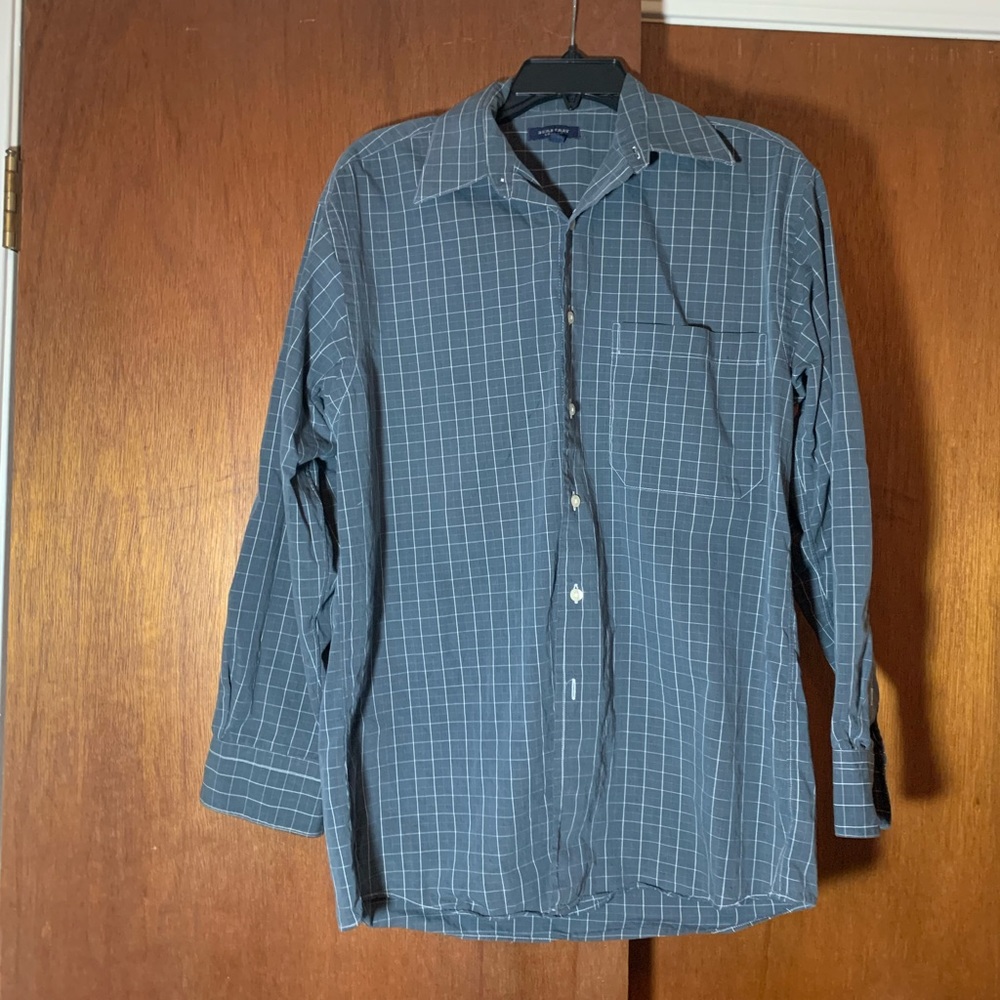 🌹 BURRBERRY used good condition casual button down shirt men size S